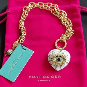 KURT GEIGER LONDON Signature Evil Eye Necklace